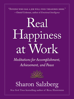 cover image of Real Happiness at Work
